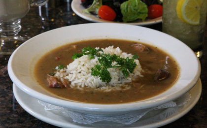 Oak Alley Restaurant Andouille Gumbo